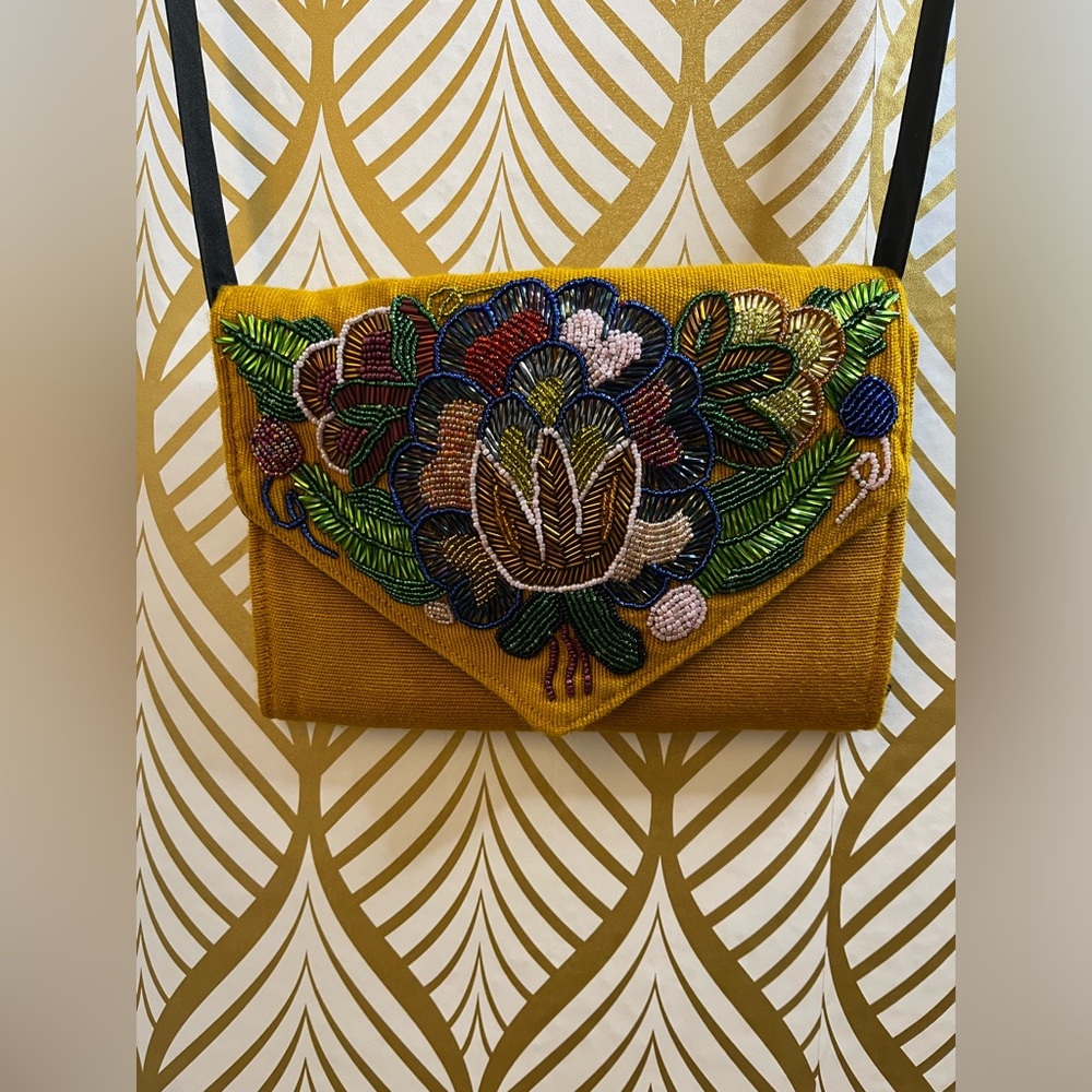 Chaquira Clutch Embroidered